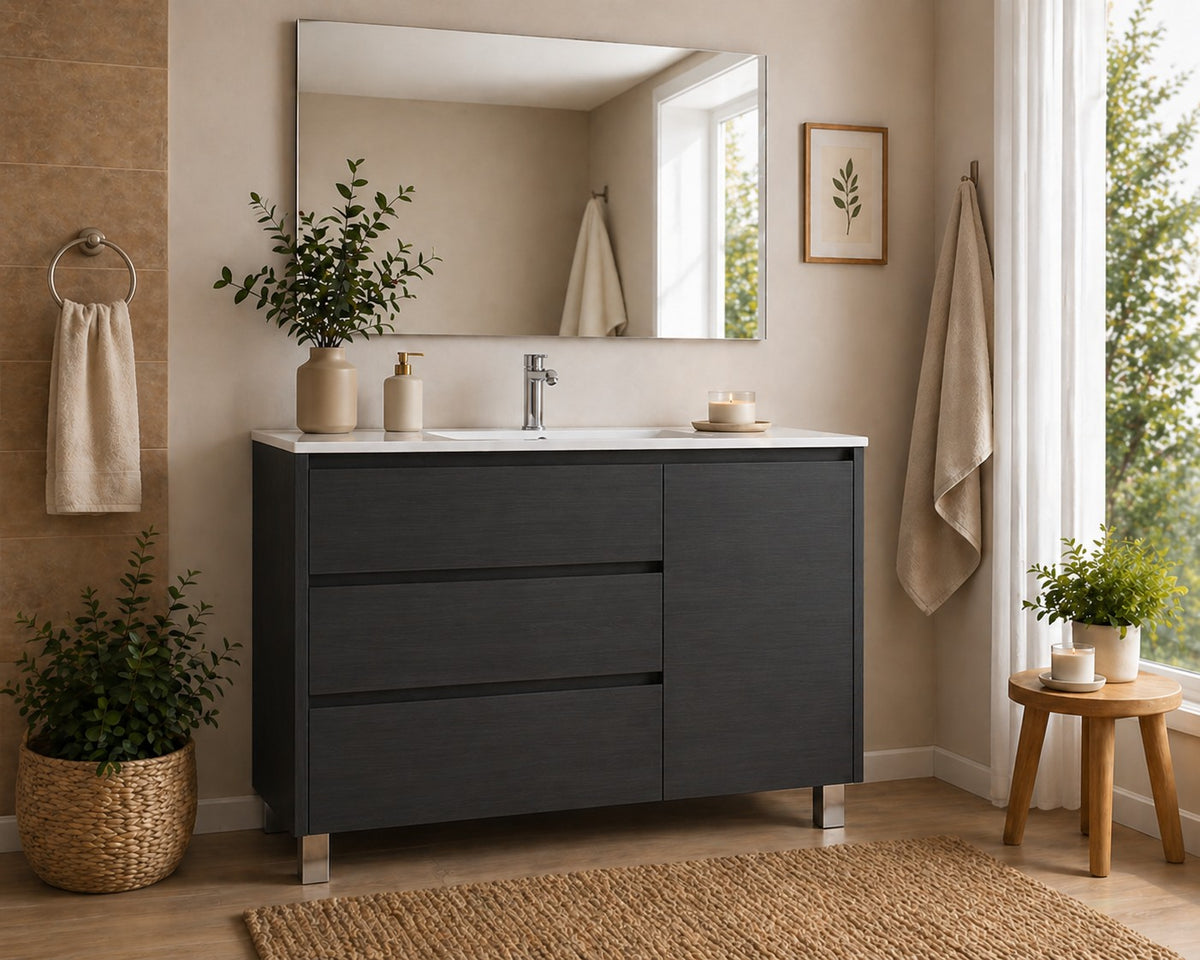 Mueble de baño Volum con lavabo, 3 cajones y puerta